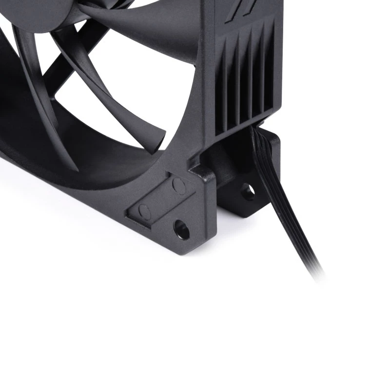 Alphacool Core 120 mm ventiliatorius 3000 RPM 7.83 mmH2O dvigubas rutulinis guolis juodas 120x120x25 mm