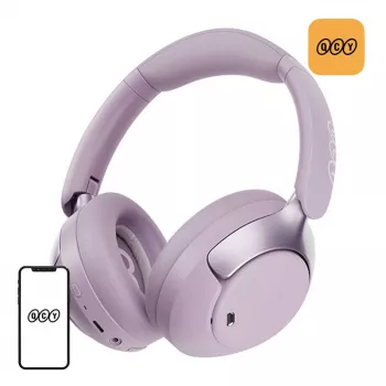 QCY H3 Pro ANC belaidės ausinės (violetinė)
