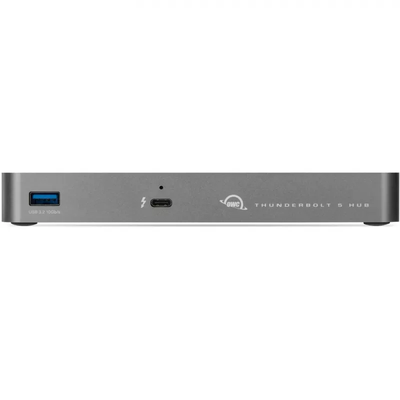 OWC Thunderbolt 5 Hub, doko stotis, pilka/juoda, Thunderbolt 5, USB-A