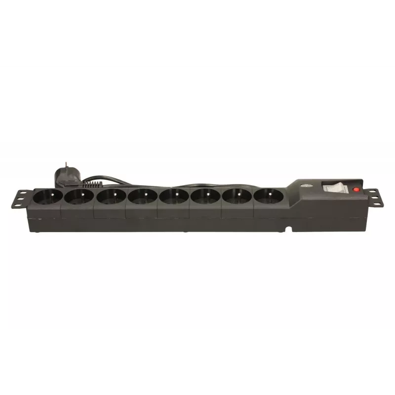 LESTAR LXARM 810 G-A K.:CZ 1,5M 19PDU juodas 8 AC lizdai 230 V 1,5 m