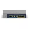 NETGEAR MS108TUP valdomas L2 2.5G Ethernet (100/1000/2500) Power over Ethernet (PoE) pilkas