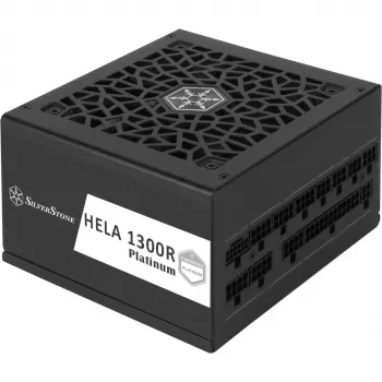 SST-HA1300R-PM 1300W, PC maitinimo blokas juodas, 9x PCIe, kabelių valdymas, 1300 W