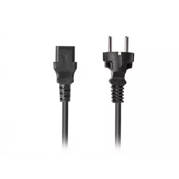 Maitinimo laidas LANBERG CEE 7/7 – C13 (C320) 1,8 m, tiesus, juodas