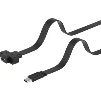 Renkforce RF-3415030 USB laidas 0,25 m 3.2 Gen 1 (3.1 Gen 1) USB-C juodas