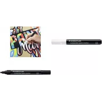 Staedtler Lumocolor baltas markeris 1 vnt., rašymo spalva balta