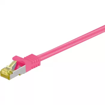 Tinklo kabelis Goobay RJ-45 CAT7 2m Magenta S/FTP