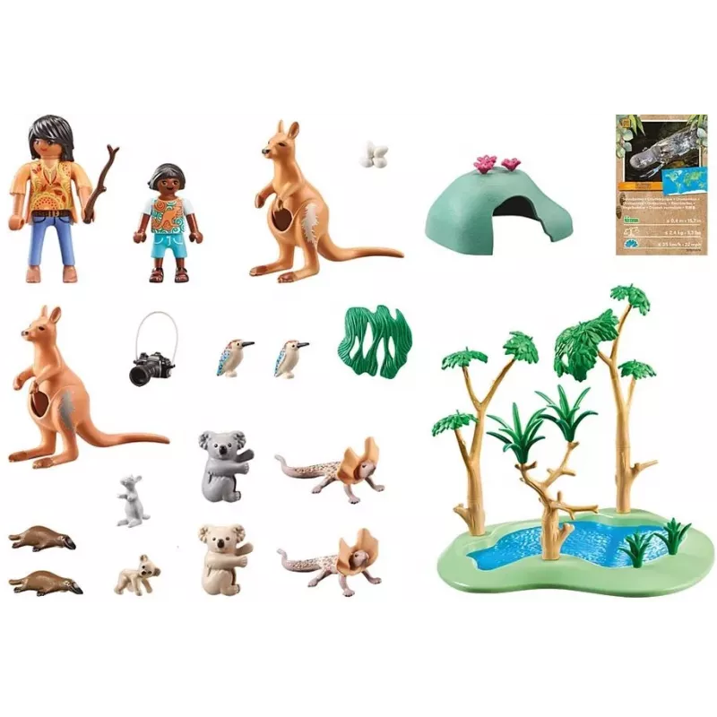 Wiltopia 71624 Australijos gyvūnų figūrėlių rinkinys