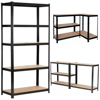 Extralink Metal Storage Rack 180x90x40 Juoda