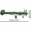COBI Lockheed P-38 Lightning statybiniai blokeliai, 332 dalys