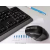 Belaidė pelė A4Tech FStyler 47478 2,4 GHz Nano pilka ergonomiškas dizainas