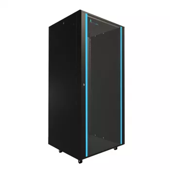 Extralink EX.14435 stelažo spinta 37U laisvai pastatoma Juoda