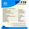 USB Wi-Fi / Bluetooth adapteris INTER-TECH EP-119, Wi-Fi 5 (802.11ac) Dual-band 600 Mbit/s