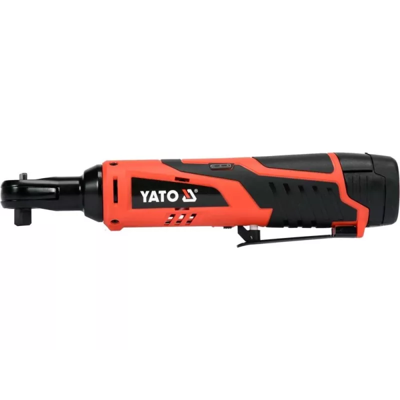 Akumuliatorinis smūginis reketinis veržliaraktis YATO YT-82902 12V, 200 Nm, bešepetėlis variklis, 3/8 colio pavara