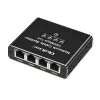 Ethernet mini jungiklis QOLTEC 52293 1x4 RJ45, 1 įėjimas 4 išėjimai, nevaldomas tinklo skirstytuvas