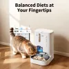 Automatinis ėdalo dalytuvas PETKIT YumShare Dual-hopper 2 su kamera, 5 L talpa, ABS ir 304 nerūdijančiu plienu, baltas