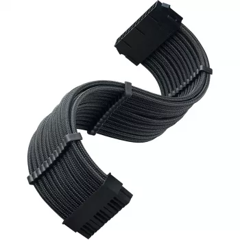 SilverStone PP07E - Maitinimo ilginimo laidas - ATX, 24 kontaktų (motina) į ATX, 24 kontaktų (tėvas) - 30 cm - Juoda