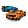 Konstruktorius LEGO Speed Champions rinkinys 77238 – Lamborghini Revuelto ir Huracán STO, 607 dalių, 2 minifigūrėlės, rekomenduojamas amžius 10+