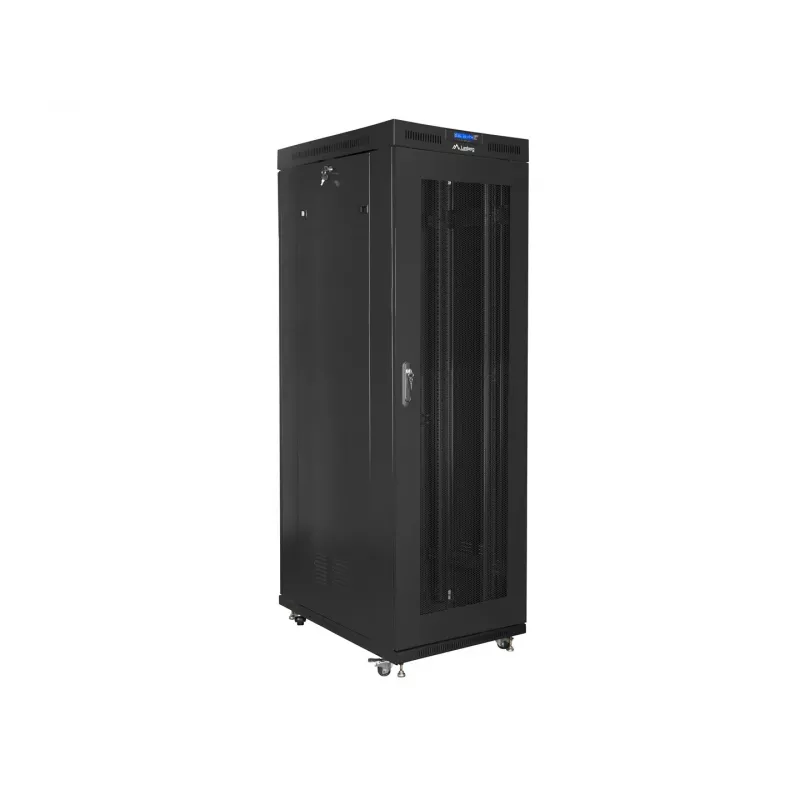 Lanberg FF01-8227-23BL stovimas serverio spintas 27U juoda