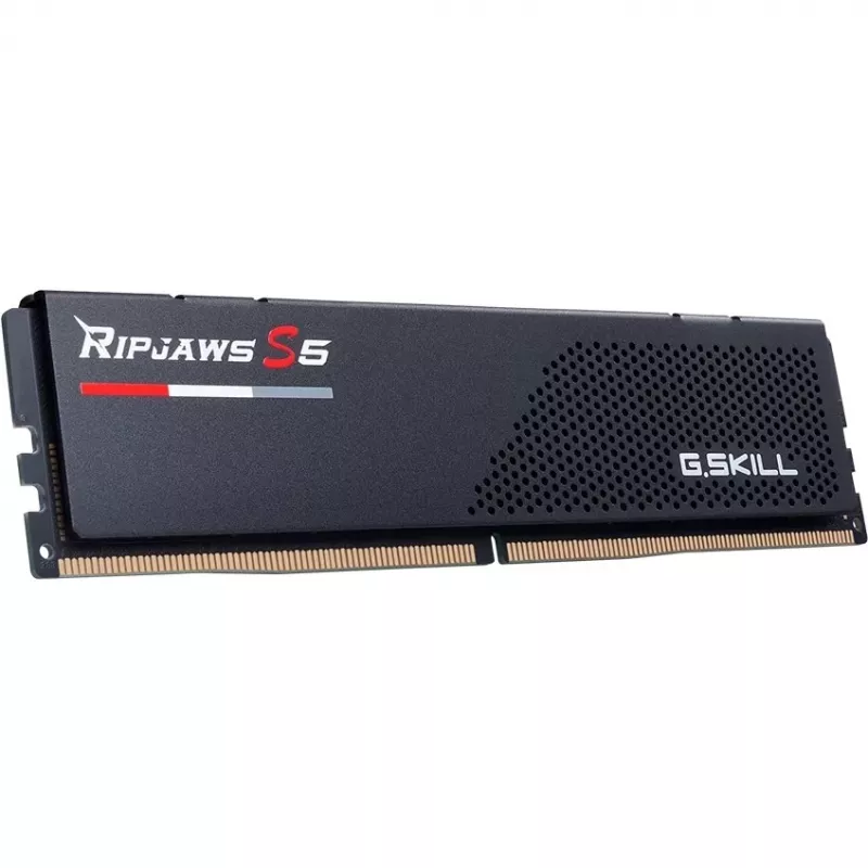 DIMM 32 GB DDR5-6400 (2x 16 GB) Dual-Kit, Arbeitsspeicher schwarz, F5-6400J3239G16GX2-RS5K, Ripjaws S5, INTEL XMP