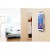 DURABLE TABLET HOLDER WALL – sieninis laikiklis planšetei, aliuminis/ABS plastikas, sidabrinis (7–13 colių) (893323)