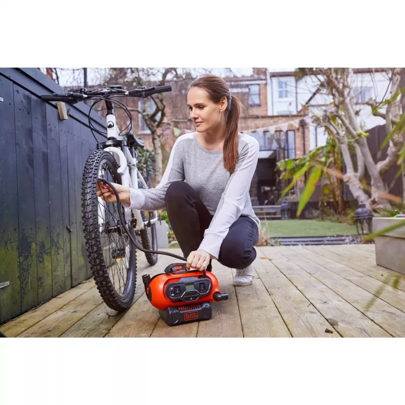 Black & Decker BDCINF18N-QS oro kompresorius 160 l/min AC/12V