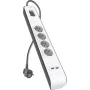 Maitinimo juosta Belkin 525J su 4 Schuko lizdais ir 2 USB-A prievadais, 2 m laidas