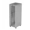 Stovimas serverinis spintos korpusas LANBERG FF01-8047-12SL 47U 800x1000 mm pilkas su priekinėmis ir galinėmis stiklinėmis durimis bei LCD skydelio vieta