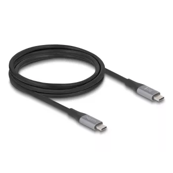 USB-C laidas DeLOCK 81192 USB4 Gen 2x2 2m juodas/pilkas