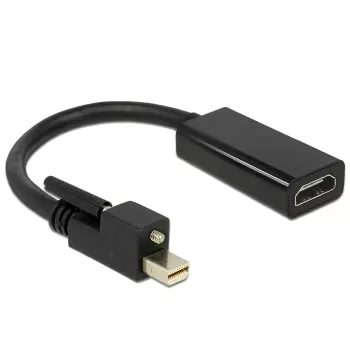 Vaizdo kabelio adapteris DeLOCK 62640 Mini DisplayPort į HDMI 0,25 m juodas