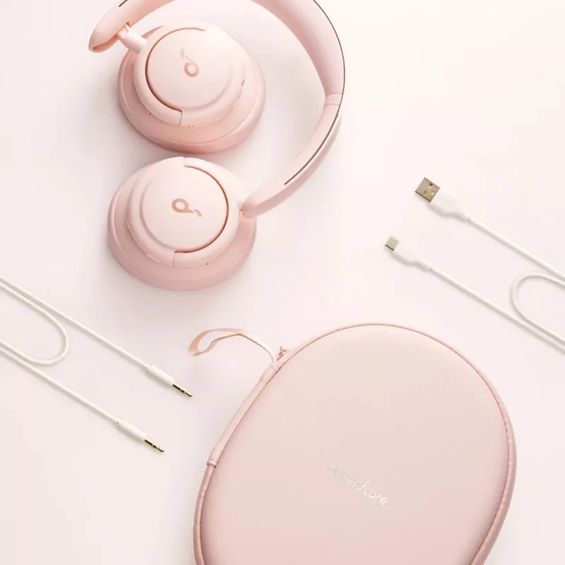 Ausinės Soundcore by Anker Life Q30 su hibridiniu aktyviu triukšmo slopinimu, Hi-Res garsu, 40 h veikimo laiko