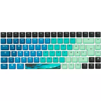 Sharkoon SKILLER SGK50 S3 Design Bundle D4 – PBT klavišų komplektas ir pelės kilimėlis