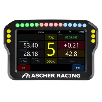 Vairo prietaisų skydelis Ascher Racing 4 colių modelis 76080028 sim racing įrangai