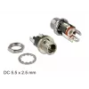 Jungtis DeLOCK 89911 DC Black Nickel
