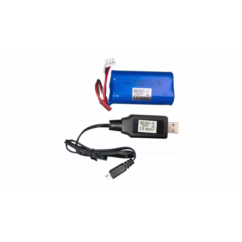 Nuotoliniu valdymu valdomas modelis ekskavatorius Amewi ACV730 V3 su elektriniu varikliu, mastelis 1:14 (22516)