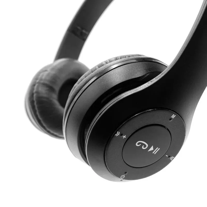 MEDIA-TECH EPSILION BT MT3591 Belaidės ausinės Bluetooth 4.2 Mikrofonas Radijas FM Juodos