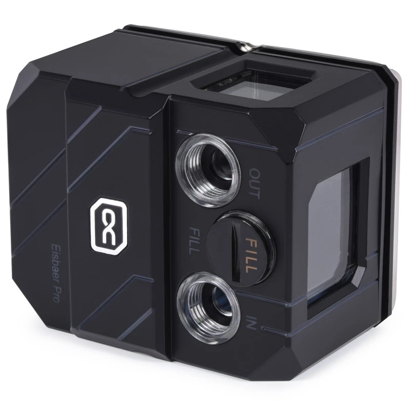Aušintuvas skysčiu Alphacool Eisbaer Pro Aurora Akrilas Varis Nikelis 1/4 colio