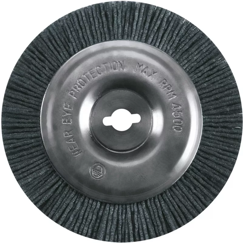 Šepetėlių rinkinys Einhell 3424115 Nailoninis Plieninis Pilkas Apvalus 2 vnt
