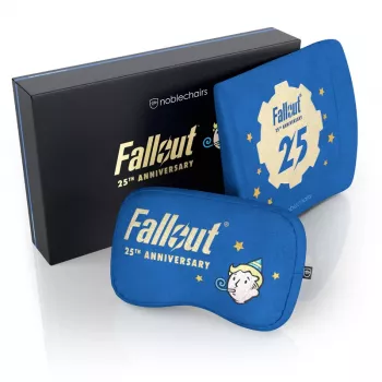 Pagalvė kaklui / juosmeniui noblechairs Fallout 25th Anniversary Edition mėlyna 2 vnt.