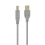 USB 2.0 A tipo kištukas – B tipo kištukas 1,8 m laidas, pilka spalva