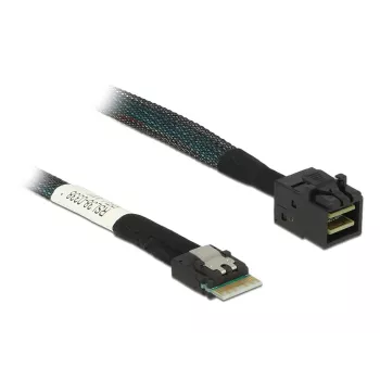 DeLOCK SAS kabelis 85081 0,5 m Slim SAS SFF-8654 – Mini SAS HD SFF-8643