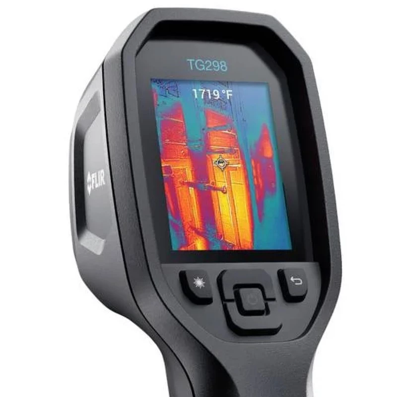 FLIR TG298 nešiojamasis termovizorius, 160x120, MSX Super Resolution 320x240, nuo -25 iki +1080 °C, lazeris, LCD ekranas, juodas