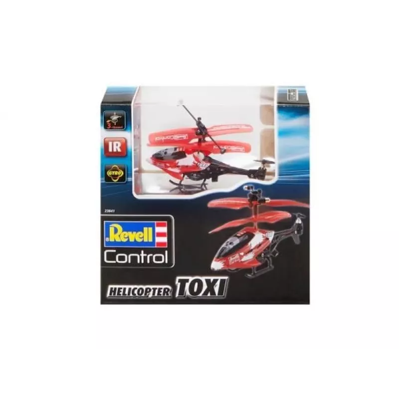 Sraigtasparnis RC Revell TOXI elektrinis variklis, LiPo 75 mAh, 15 g, baltas/raudonas/juodas