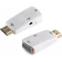 Kabelio keitiklis ShiverPeaks S/CONN 10-01001 HDMI Type A – VGA D-Sub + 3,5 mm, baltas