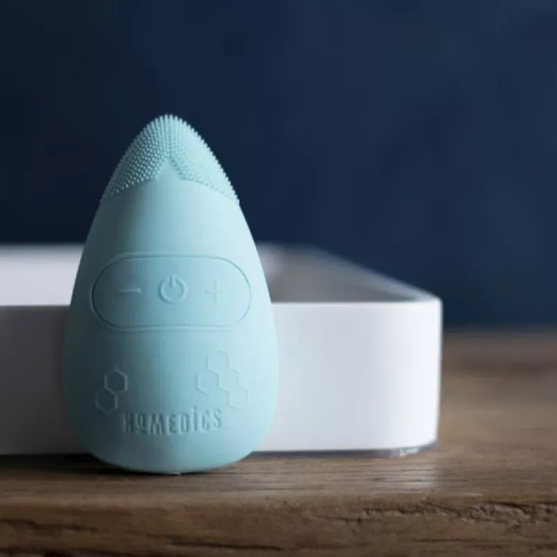 Veido valymo šepetėlis Homedics FAC-350-EUA Honeycomb Silicon, silikoninė korio formos galvutė švelniam valymui