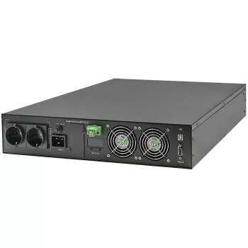 Qoltec UPS nepertraukiamo maitinimo šaltinis 3kVA 3000W dvigubo keitimo on-line RACK LCD EPO USB
