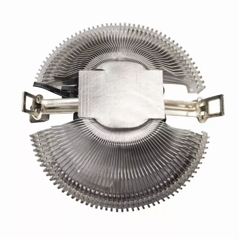 Oro aušintuvas Gembird CPU-HURACAN-X40 — 90 mm ventiliatorius, 800–1600 RPM, LGA 775, permatomas