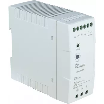 Maitinimo šaltinis INTER-TECH SDN 24-40 24V 40W, montuojamas ant DIN bėgio