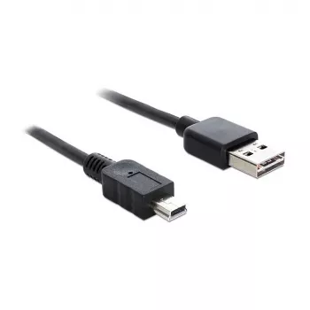 USB kabelis DeLOCK 85554 USB 2.0 2m USB A Mini-USB B juodas