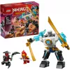LEGO NINJAGO rinkinys 71827 Zane's Battle Suit Mech, 92 detalės, 2 minifigūrėlės, aukštis 100 mm, amžius 6+