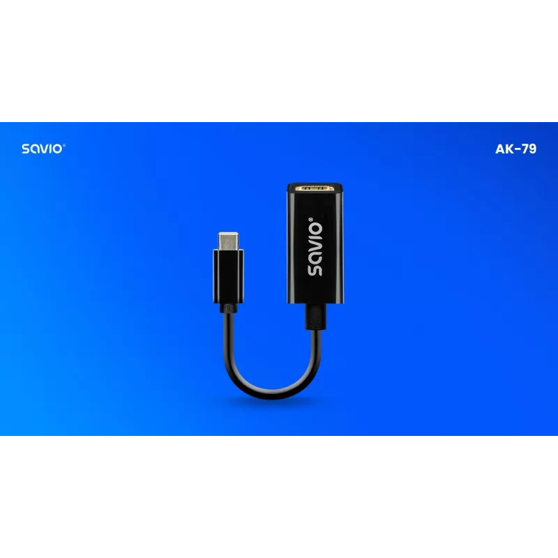 USB-C į HDMI adapteris Savio AK-79